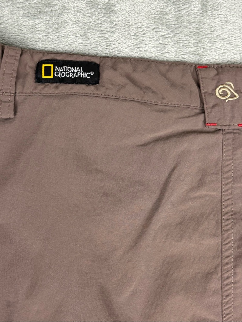 Craghoppers Pants Womens 10 Brown Nat Geo Insect Shield Convertible Hiking - Picture 14 of 14